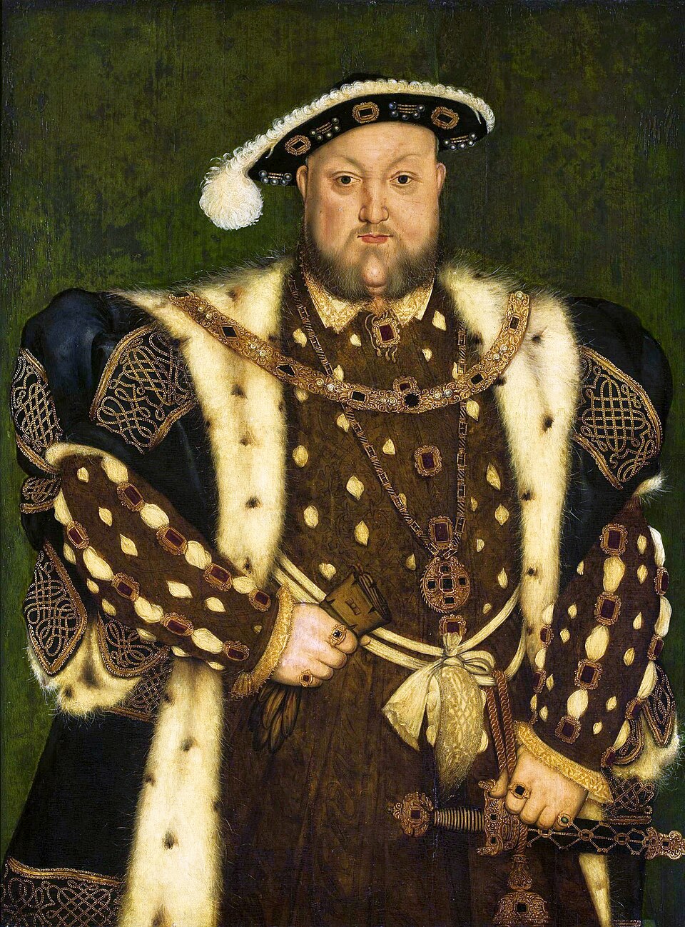 Portrait of Henry VIII by Hans Holbein the Younger