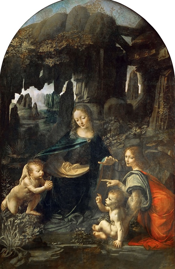 Virgin of the Rocks, Louvre version, c.1483-86